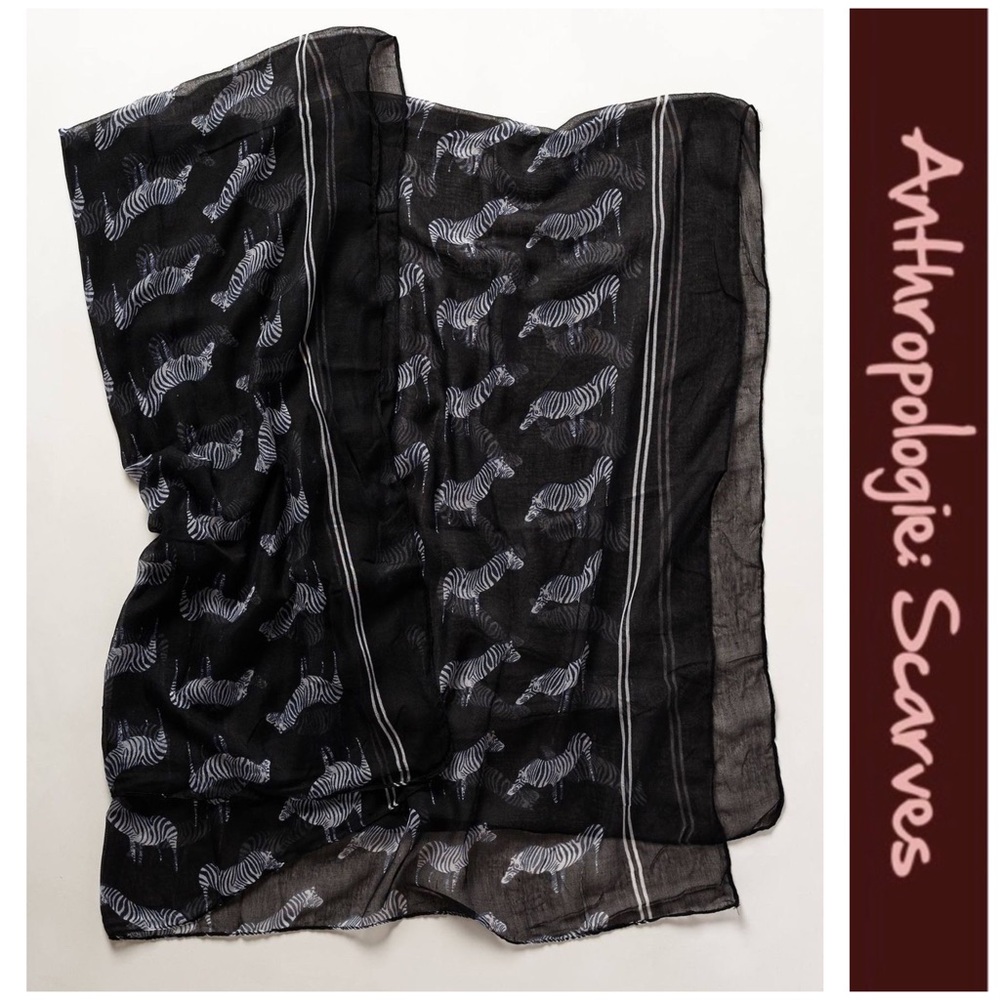Anthro “Racing Stripes Scarf” - Picture 6 of 8